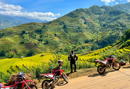 Motorcycle tour in Northern Vietnam, Mu Cang Chai
